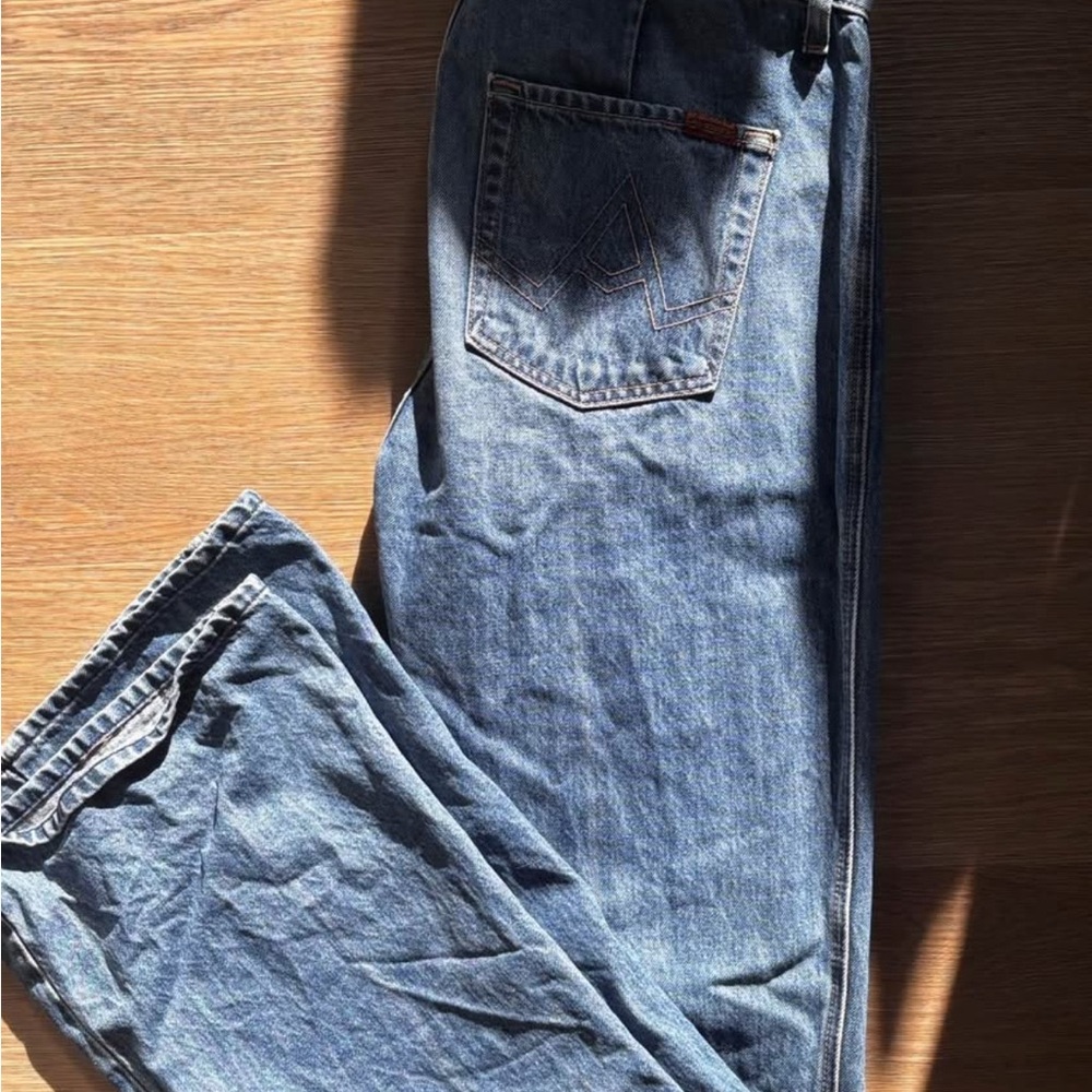 7 For All Mankind Women's Blue Flare Jeans